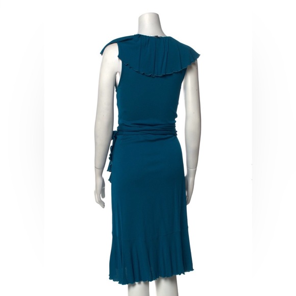 Diane von Furstenberg V-Neck Midi Length Dress - Picture 3 of 3
